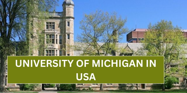 University of Michigan in USA